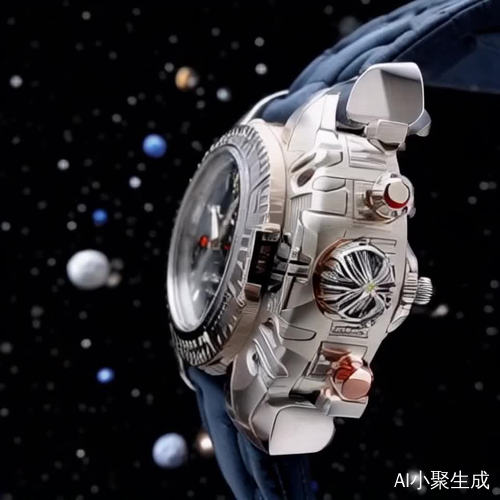 江诗丹顿手表在太空中的商业广告展示