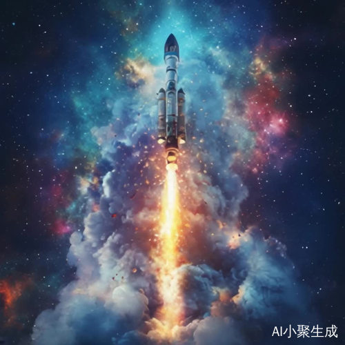 摄像机跟拍火箭快速升空