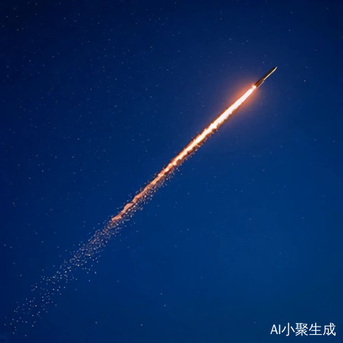 摄像机快速跟拍火箭升空