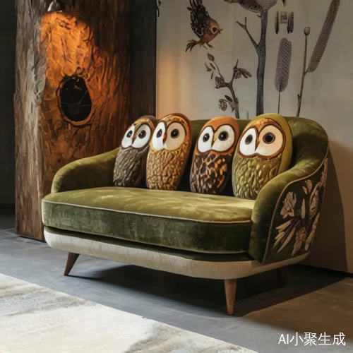 AI沙发图360度多视角动态展示与快速移动摄像