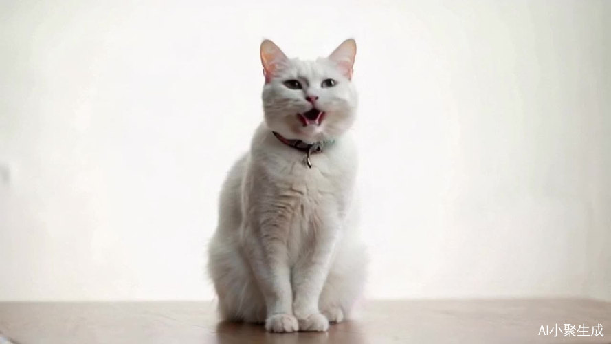 白色猫咪的歌声