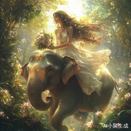 图中美女动起来