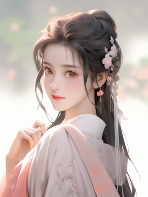 a,cute,ancient,Chinese,girl,,3,years,old,,solo,,wear,Tang,Dynasty,Hanfu,,smile,,round,face,,big,and,watery,eyes,,dynamic,posture,,vivid,expression,,fantastic,and,clean,background,,elegant,,cute,,colorful,,IP,by,pop,mart,,rich,details,,realistic,hyper-details,,hyper,quality,,bright,and,soft,color,,model,blind,box,toy,,disney,style,,fine,gloss,,3D,render,,oc,render,,c4d,renderer,,blender,,best,quality,,8k,,front,lighting,,Face,Shot,,full,body,portrait,,UHD