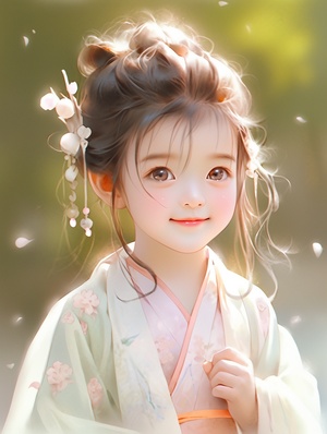 a,cute,ancient,Chinese,girl,,3,years,old,,solo,,wear,Tang,Dynasty,Hanfu,,smile,,round,face,,big,and,watery,eyes,,dynamic,posture,,vivid,expression,,fantastic,and,clean,background,,elegant,,cute,,colorful,,IP,by,pop,mart,,rich,details,,realistic,hyper-details,,hyper,quality,,bright,and,soft,color,,model,blind,box,toy,,disney,style,,fine,gloss,,3D,render,,oc,render,,c4d,renderer,,blender,,best,quality,,8k,,front,lighting,,Face,Shot,,full,body,portrait,,UHD