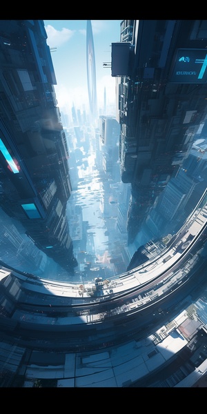 Future City: Unrealistic Design, Technological Elements and Breathtaking Sceneries