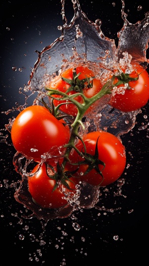 The,tomato,fell,into,the,water,,causing,splashes,,in,a,commercial,photography,setting.,version,5.1,aspect,1:1,stylize,400,quality,1,chaos,0