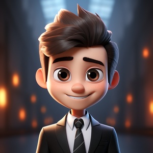 Handsome,boy,,smiling,face,,black,hair,,wearing,black,suit,,white,shirt,,3D,character,from,Disney,Pixar,,super,detail,,gradient,background,,soft,colors,,fine,gloss,,blender,,soft,lighting,,anime,,art,,IP,,blind,box,,divine,,cinematic,edge,lighting,,8K,ar,2:3,iw,2,style,expressive,s,250,niji,5