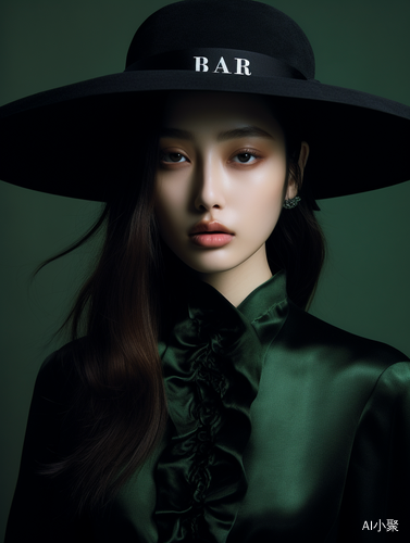 Bazaar Cover: Beautiful Japanese Girl in Mysterious Style