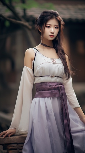 亚洲真人汉服少女美拍集锦