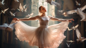 By,camille,vivier,an,elegant,ballerina,isholding,a,string,of,pigeons,,in,the,style,of,dreamlike,architecture,,airy,and,light,,ethereal,details,,i,can't,believe,how,beautiful,this,is,,dream-like,atmosphere,,golden,palette,,performance,art,,highly,detailed,,dynamicexpressive,,soft,lines,,cinematic,,stunningrealistic,lighting,and,shading,,light,white,and,light,gold,,vivid,,vibrant,8k,octane,render,,unreal,engine,,very,detailed,ar,21:9,.