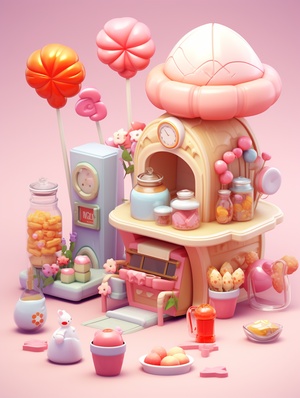 物品,3D,icon,色彩环境特征,clay,material,isometric,,3D,rendering,,smooth,ashiny!,Cute,girly,style,,realistic,use,of,light,and,color,,soft,gradient,,honey,style,,Nintendo,trendy,,best,details,,higdefinition,,high,resolution