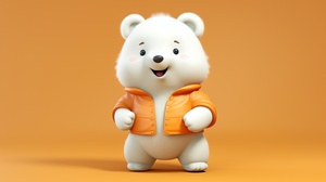 A,cute,white,bear,wearing,shorts,standing,naturally,and,full-faced,,Bubble,Mart,style,,clean,and,simple,design,,IP,image,,high-grade,natural,color,matching,,bright,and,harmonious,,cute,and,colorful,,detailed,character,design,,behance,,Shanghai,style,,Organic,sculpture,,C4D,style,,3D,animation,style,character,design,,cartoon,realism,,fun,character,setting,,ray,tracing,,children's,book,illustration,style,-style,expressive,-ar,3:2