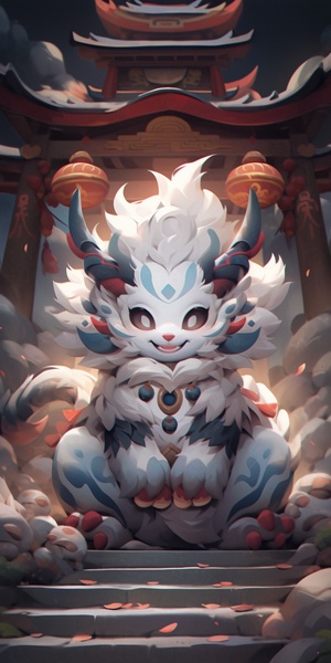 League of Legends: Kindred, the Adorable Ethereal Guardian in 2D Game Art