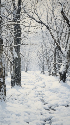 魅力冬季：银装素裹的大师级超高清雪景