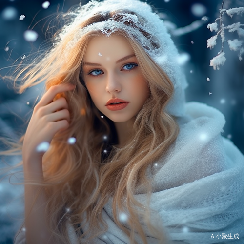 冬天的雪花之舞