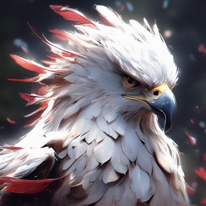 3D，古风画卷，游戏，Griffin，an,anime,version,of,a,large,white,and,red,Griffin,,in,the,style,of,unreal,engine,5,,characterful,animal,portraits,,eve,ventrue,,furry,art,,captures,the,essence,of,nature,,distinctive,noses,，Chinese,dragon2D中国风，立体，beautiful,Griffin,traditional,asian，beautiful,Griffin,,traditional,blue,and,white,,in,the,style,ofhyper-realistic,water,,anime,aesthetic,,xiaofeiyue,,dark,gold,and,light,aquamarine,fredericksandys,,dark,white,and,light,crimson,,dreamlikeintrospection,ar,16:9