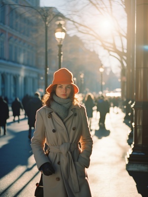 Kodak,Portra,400，Leica,NoctiluxM,35mm,f1.2,赫尔辛基冬日暖阳下,街道行人,漂亮光影