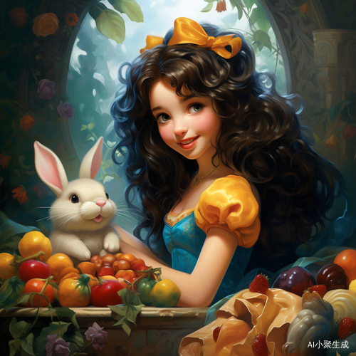 芝士女孩与小兔子茉莉