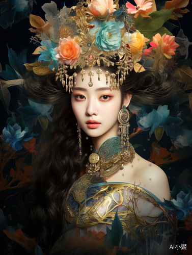 Poster for Chinese Drama in the Style of Tanya Shatseva