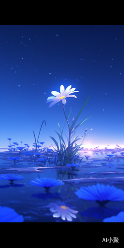 Flower Sea 3D Art C4D Raytracing Hyperdetail Virtual Engine 8K AR