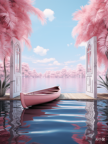 Elaine Forbes: Pink Lake, Pink Boat, and Dreamy Devices in AR 3:4