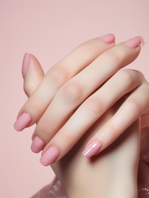 The Beauty of a Pink Manicure in a Minimalist Style