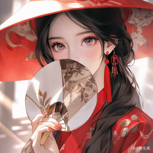 Chinese Girl with Elegant Outfit Wallpaper