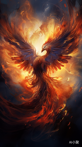 Fiery Phoenix: A Red-winged Spectacle in Space