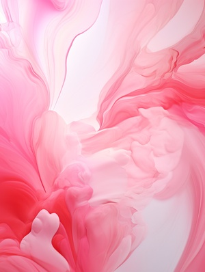 Pink Elegance: Abstract Swirl Luxury Ink Technology