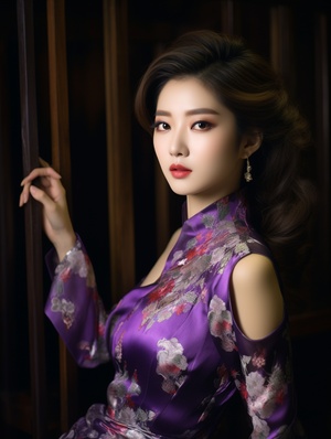 a,woman,in,a,purple,dress,posing,for,a,picture,,beautiful,oriental,woman,,beautiful,asian,woman,,beautiful,young,asian,woman,,gorgeous,chinese,model,,beautiful,young,korean,woman,,beautiful,south,korean,woman,,cheongsam,,beautiful,asian,girl,,young,asian,woman,,jingna,zhang,,realistic.,cheng,yi,,asian,beautiful,face,,a,young,asian,woman,,ancient,chinese,beauties,,chinese,girl