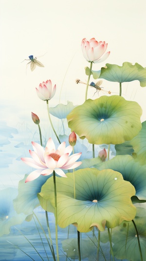 An Ancient Chinese Poem: Lotus Blooming in Early Puberty