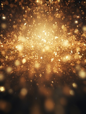 Gold Texture: Background with Luxury and High Metallic Bokeh