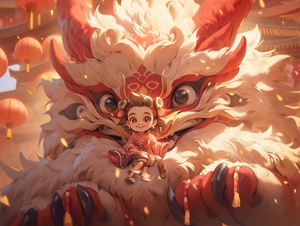 League of Legends Digital 2.8D Fantasy Game Art Illustration Kindred Griffin