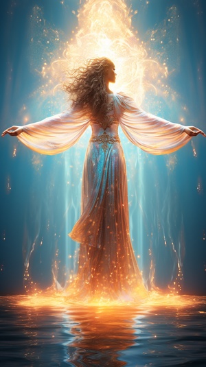 an,ancient,persian,goddess,of,water,,knowledge,and,peace,,holy,light,shines,,mirror,,crystal,,glory,,luxury,,first,love,,feel,like,in,heaven,,precious,sunbeams,reflect,on,the,surface,of,the,water,,penetrating,into,the,water's,deeper,layers,and,creating,iridescent,reflections,dreamy,,dreamlike,,muse,,heavenly,soft,light,,smooth,hyper-detailed,,beautifully,color-coded,,photorealistic,intense,shading,,clean,sharp,focus,,depth,of,field,,dynamic,angle,,dynamic,composition,,bokeh