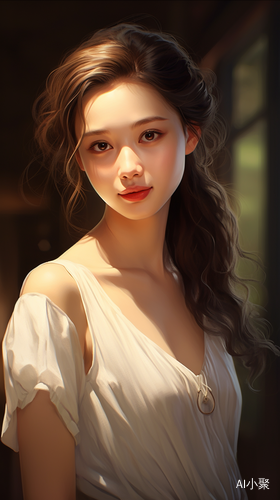 温柔自然光的少女，细致刻画的日常杰作