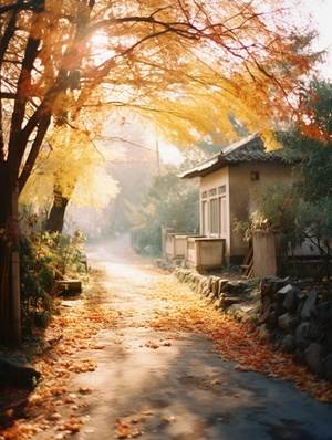 Kodak Portra 400 Nikon F3 35mm F1.0 秋天的离别 大光圈 漂亮光影