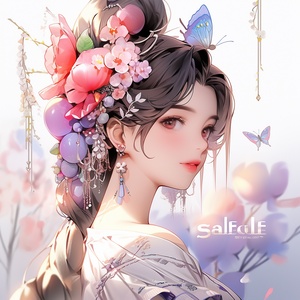 saifei edoll，以现实的光线和色彩使用，浪漫的幻想，曲线的简约，超现实，半透明的沉浸风格