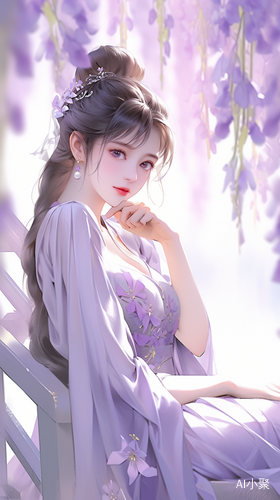 中国美少女，最佳画质，8K分辨率，大师作品