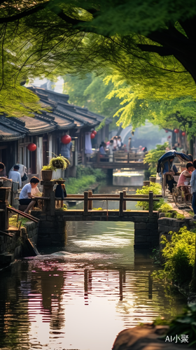 江南水乡的生活场景