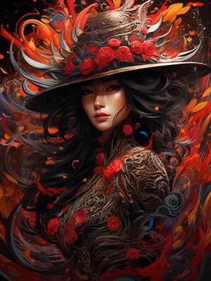 Official art, unified 8k wallpaper, super detailed, beautiful and aesthetic, masterpieces, best quality, (Zen Corner, Mandala, Tangle, entanglement), (Fractal art: 1.3), 1 Chinese girl, very detailed, dynamic angles, cowboy shooting, the most beautiful form of chaos, elegance, brutalist design, vivid colors, Romanticism, by James Jean, Robbie Devi Antono, Ross Chan, Francis Bacon, Micharl Mayez, Adrian Gurney, Petra Cortrright, Gerhard Richter, Takato Yamamoto, ASHLEY Wood, Atmosphere, rapture of notes, flo