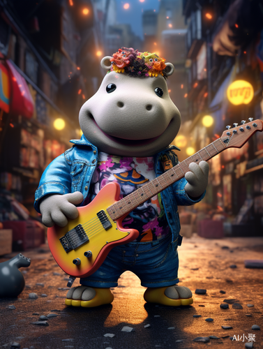 Charming Character Illustrations: A Fusion of Hippo Animation, Album Covers, and More