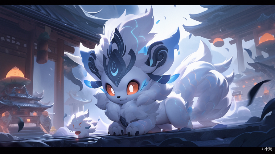 League of Legends Kindred Griffin 2.8D Fantasy Game Art