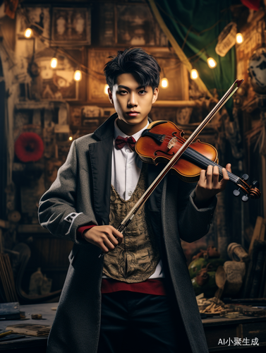 中国少年神童演绎大师作品的高清光影世界