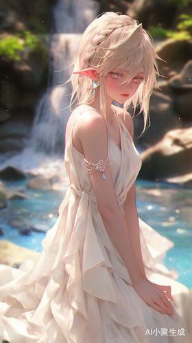 Girl in White Dress: A Bold and Realistic Anime Aesthetic