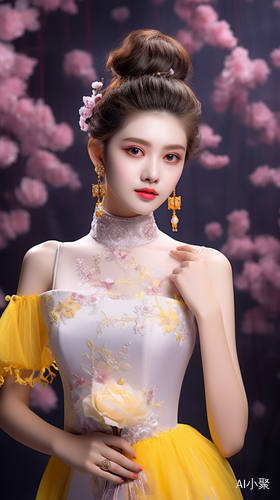 中国美少女，最佳画质，8K分辨率，大师作品