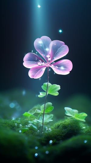 Pink Four-Leaf Clover: A Flower of Love and Beauty