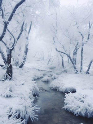 东北雪淞：雪景诗意的仙境