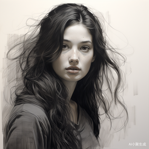 绘制少女肖像