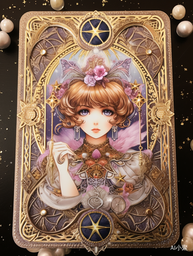 Mystical Magic: Ornate Tarot Card with Cardcaptor Sakura