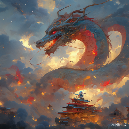 2024年：一条龙穿梭天空，展现中国之威